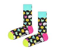 Happy Socks Funny Cat Sock Calzini, Multicolor (Multicolour 930), 36-40 Unisex