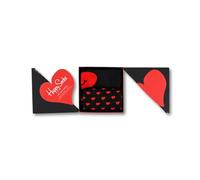 Happy Socks Heart You 2-Pack Gift Set Calzini, Nero, 4-11 (Manufacturer Size:41-46) Uomo