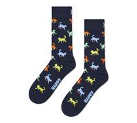 Happy Socks Kitten Love Sock, Blu, 36-40