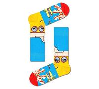 Happy Socks Le Calze In Misto Cotone Sottomarino Giallo Beatles, Blu/giallo 36-40