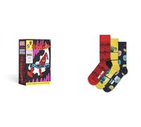Happy Socks Marvel™ Spider-man 3-pack Socks Gift Set Calzini Unisex - Adulto (Pacco da 3)
