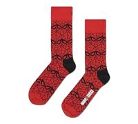 Happy Socks Marvel Spider-Man Sock Calzini, Rosso, 42-46 Unisex-Adulto