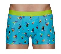Happy Socks Pantaloni Blue Tiki Soda In Cotone Morbidi Traspiranti NWT