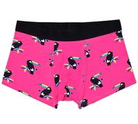 Happy Socks Pantaloni Corti In Cotone Rosa Tucano Morbidi E Traspiranti NWT
