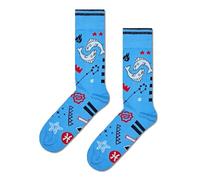 Happy Socks Pisces Sock Segno zodiacale Pesce 41-46, Blu, 41-46