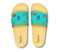 Happy Socks Pool Slider Lemonade Ciabatta Fascia Gialla Cocktail Donna LND114 20