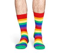 Happy Socks Pride Stripe Calzini, Multicolor, 4-7 Unisex
