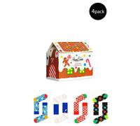 Happy Socks Red Cotton Sock - 36-40