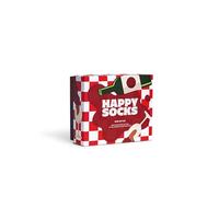 Happy Socks Set regalo con 2 paia di calzini da vino in cotone sostenibile - calzini divertenti e colorati per gli amanti del vino