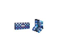 HAPPY SOCKS Set regalo da uomo, confezione da 4, CALZINI NAVY 41-46 navy blu