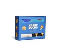 Happy Socks Unisex Calzini, 4er Pacco - Everyday Crew, Scatola Regalo,