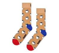 Happy Socks Set regalo di calzini per gli amanti del caffè - calzini in cotone sostenibile - calzini stampati con stampa del caffè