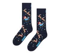 Happy Socks SLEIGH SOCK - Calzini natalizi, Blu, 36-40