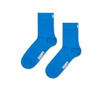 Happy Socks Solid 1/2 Crew Sock Calzini, Blu, 36-40 Unisex-Adulto
