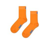 Happy Socks Solid 1/2 Crew Sock Calzini, Colore: Arancione, 41-46 Unisex-Adulto