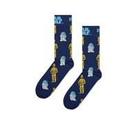 Calze Happy Socks Star Wars R2D2 & C3PO blu navy giallo - 36-40