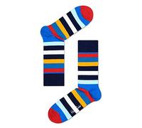 Happy Socks Stripe Sock, Calze Unisex Adulto, Multicolore (Multi Blau 605), 36-40