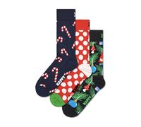 Happy Socks, ,Underwear ,unisex ,Multicolore ,M 3-Pack X-Mas Stocking Socks Gift Set