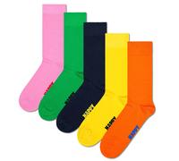 Happy Socks Unisex Calzini, 5er Pacco - Everyday Crew 5-Pack,Motivsocken,Albero