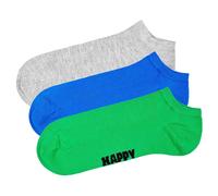 Happy Socks Unisex Sneaker-Socken, 3er Pacco - Solid Calzini Low, Baumwollmischu