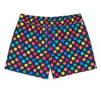 Happy Socks Uomo Navy Big Pois Fodera IN Rete Nuoto Pantaloncini Nwt