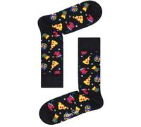 Happy Socks Uomo Nero Junkfood Regali Cotone Girocollo Taglia Calze 8-12 Nwt