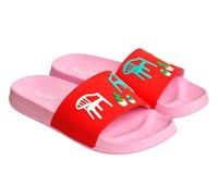 Happy Socks Uomo Rosa Balconcino Sedie Comodo Slides Misura 9 Nwt