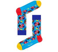 Happy Socks X Rolling Stones Donna Blu Edizione Limitata Stars Calzini 5.5-9.5