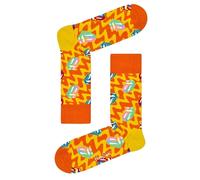 Happy Socks X Rolling Stones Uomo Arancione Edizione Limitata Calzini 8-12 Nwt