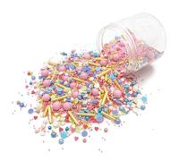 HAPPY SPRINKLES Dancing Queen, 90 g, mix colorato con cioccolato per decorare, ideale per torte, biscotti, gelati e torte