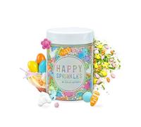 Happy Sprinkles HAPPY SPRINKLES Easter Hopp 90 g Mix di confettini colorati con cioccolato per decorare dolci amorevoli Adatto per biscotti, gelati e torte (90 g di coniglietto)