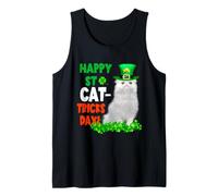 Happy St Catricks Day Cat St Patricks Day Lucky Charm Cats Canotta