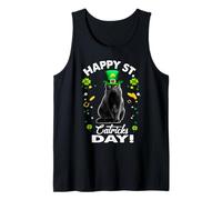 Happy St Catricks Day Cat St Patricks Day Lucky Charm Cats Canotta