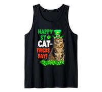 Happy St Catricks Day Maine Coon Cat St Patricks Day Cats Canotta