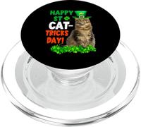Happy St Catricks Day Maine Coon Cat St Patricks Day Cats PopSockets PopGrip per MagSafe