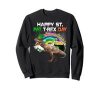 Happy St Pat T-Rex Day Funny Dinosaur St Patricks Day Felpa