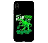 Happy St Pat Trex Day Dino St Patricks Day per bambini e ragazzi Custodia per iPhone XS Max
