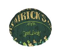Happy St. Patrick's Day 2023 Cuffie da doccia Cuffia da bagno riutilizzabile Cappello da doccia elastico da bagno Morbido impermeabile per tappi per capelli di tutte le lunghezze di capelli