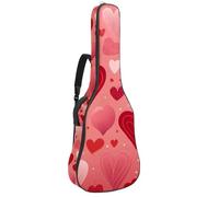 Happy St. Patrick's Day Clover Chequered Pattern Custodia imbottita per chitarra acustica custodia protettiva per basso elettrico chitarra classica, Multicolore 07, 42.9x16.9x4.7 in, Zaino casual