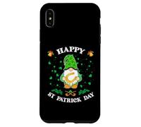 Happy St Patrick's Day Funny Cute Gnome Holding ferro di cavallo Custodia per iPhone XS Max