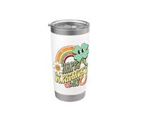 Happy St Patrick's Day Lucky Irish Celebration Bicchiere termico in acciaio inox doppia parete