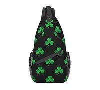 Happy St. Patrick's Day Sling Bag Hiking Daypack Crossbody Shoulder Backpack Travel Chest Pack for Men Women