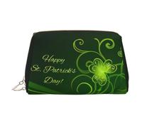 Happy St Patrick's Day - Trousse in pelle per cosmetici, organizer da viaggio per articoli da toeletta