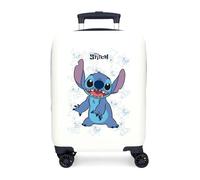 Happy Stitch Trolley Abs 50 Cm 4 Ruote Bianco