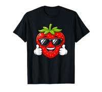 Happy Strawberry Pollice Up Summer Cool Vibes Maglietta