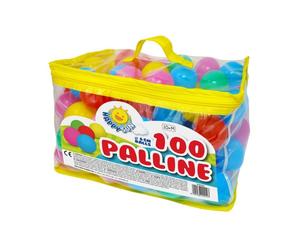 Happy Sun Sacca da 100 Palline Colors 6cm