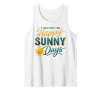 Happy Sunny Days Sorridente Sole Estate Amante Canotta
