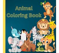 Happy Tails: Adorable Animals Coloring Book for Kids: Alphabet and Animal Educational Coloring Pages for Preschoolers Aged 3-5