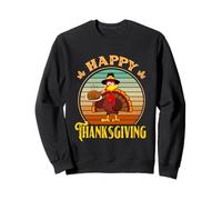 Happy Thanksgiving 2025 Camicia per Ragazzi Ragazze Bambini Turchia Day Felpa