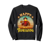 Happy Thanksgiving 2025 Camicia per Uomo Donna Happy Turkey Day Felpa